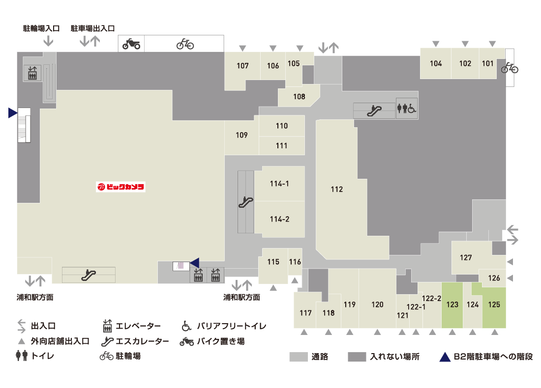 1Fフロアマップ